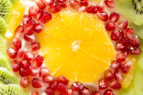 Torta Frutta Vicino — Foto Stock