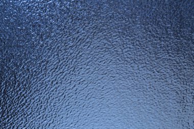 Mavi dekoratif cam doku yakın çekim