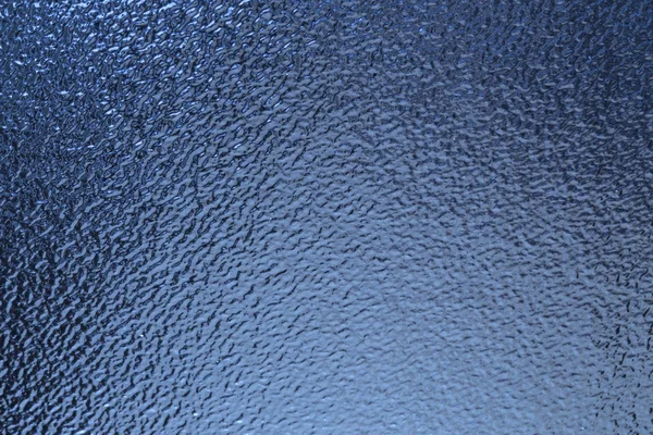 Blue Decorative Glass Texture Close — Stock Photo, Image