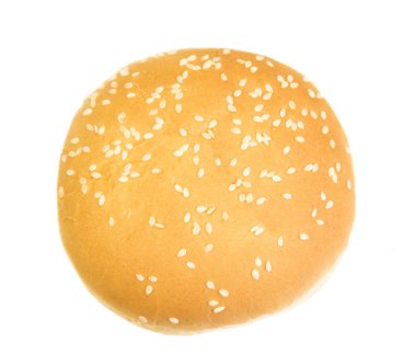 Beyaz arka plan üzerinde izole taze topuz