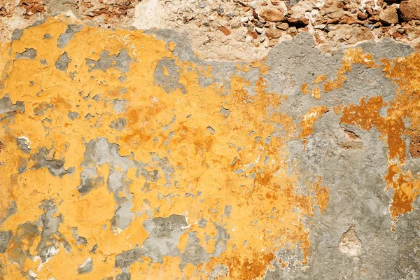 Grunge Sarı Duvar Arka Plan Olarak — Stok fotoğraf