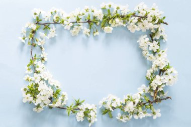 Bahar çiçeği çerçeve