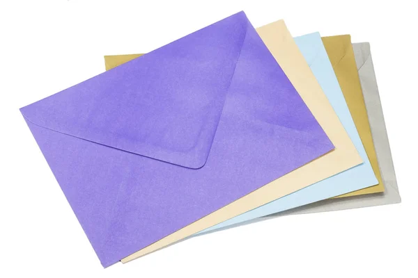Красочные конверты — стоковое фото