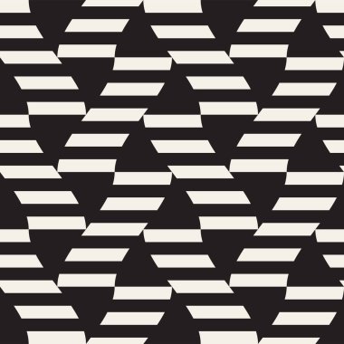 Vektör kusursuz desen. Modern stil soyut doku. Çizgili elementten geometrik fayanslar tekrarlanıyor