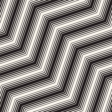Vektör kusursuz desen. Modern stil soyut doku. Çizgili elementten geometrik fayanslar tekrarlanıyor