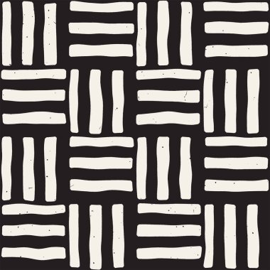 Elle çizilmiş sorunsuz yinelenen desen fayans hatları ile. Freehand mürekkep fırçası arka plan dokusu.