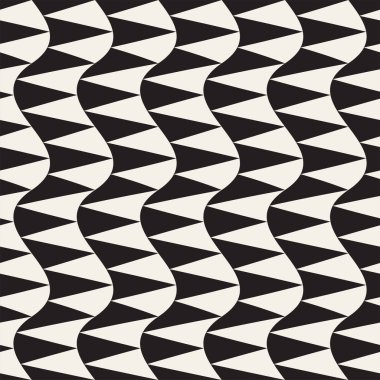 Vektör kusursuz desen. Modern stil soyut doku. Çizgili elementten geometrik fayanslar tekrarlanıyor