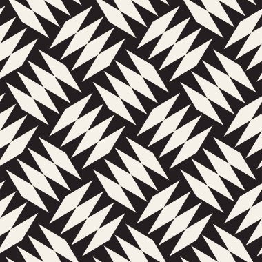 Vektör kusursuz desen. Modern stil soyut doku. Çizgili elementten geometrik fayanslar tekrarlanıyor