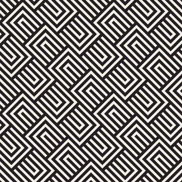 Vecteur Lignes Sans Couture Motif Mosaïque Texture Abstraite Moderne Élégante — Image vectorielle