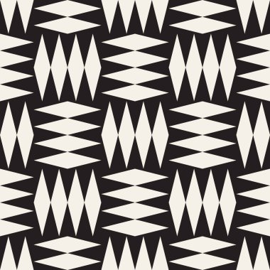 Vektör kusursuz desen. Modern stil soyut doku. Çizgili elementten geometrik fayanslar tekrarlanıyor