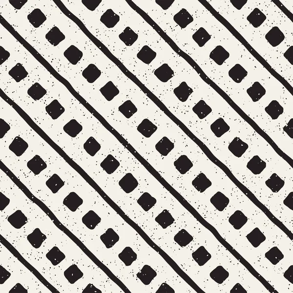 Elle çizilmiş çizgiler seamless grungy modeli. Soyut geometrik yinelenen kiremit doku siyah beyaz.