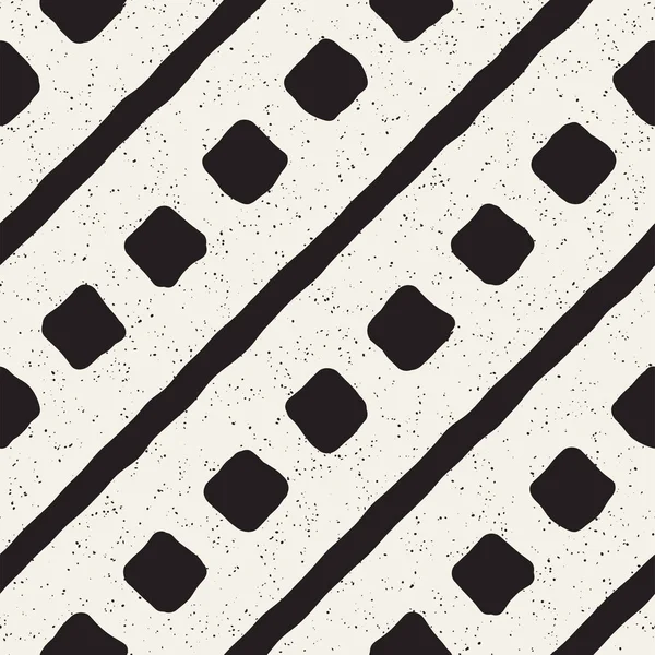 Elle çizilmiş çizgiler seamless grungy modeli. Soyut geometrik yinelenen kiremit doku siyah beyaz.