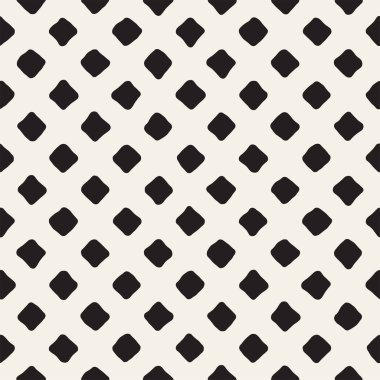 Elle çizilmiş stil etnik seamless modeli. Grungy geometrik şekiller arka plan siyah ve beyaz.