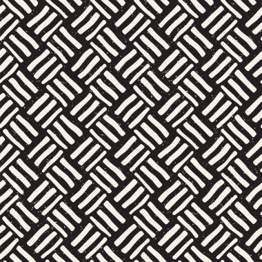 Elle çizilmiş sorunsuz yinelenen desen fayans hatları ile. Freehand mürekkep fırçası arka plan dokusu.