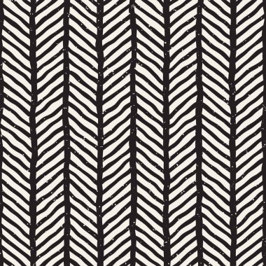 Basit mürekkep geometrik desen. Tek renkli siyah ve beyaz konturlar arka plan. Senin tasarı için doku fırça mürekkep el çekilmiş