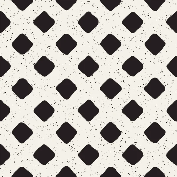 Elle çizilmiş stil etnik seamless modeli. Grungy geometrik şekiller arka plan siyah ve beyaz.