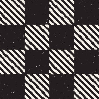 Elle çizilmiş sorunsuz yinelenen desen denetleyicisi ile döşeme hatları. Freehand mürekkep fırçası arka plan dokusu.