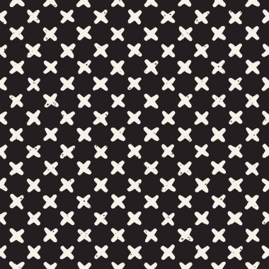 Elle çizilmiş çizgiler seamless grungy modeli. Soyut geometrik yinelenen kiremit doku siyah beyaz.