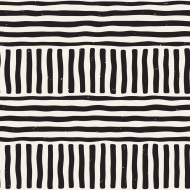 Elle çizilmiş sorunsuz yinelenen desen fayans hatları ile. Freehand mürekkep fırçası arka plan dokusu.