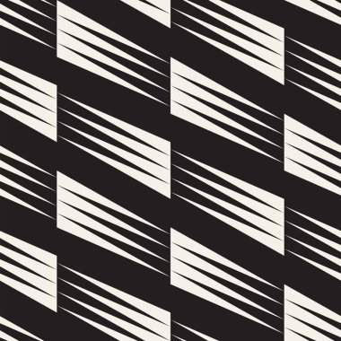 Vektör kusursuz desen. Modern stil soyut doku. Çizgili elementten geometrik fayanslar tekrarlanıyor