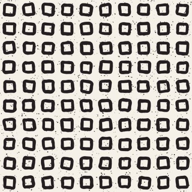 Elle çizilmiş çizgiler seamless grungy modeli. Soyut geometrik yinelenen kiremit doku siyah beyaz.