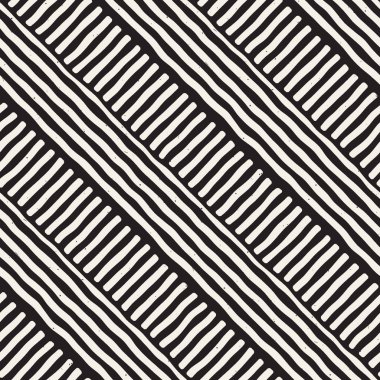 Elle çizilmiş sorunsuz yinelenen desen fayans hatları ile. Freehand mürekkep fırçası arka plan dokusu.