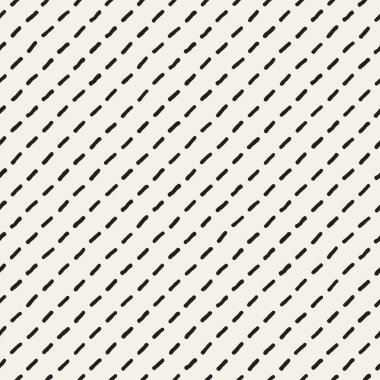 Elle çizilmiş stil etnik seamless modeli. Grungy geometrik şekiller arka plan siyah ve beyaz.