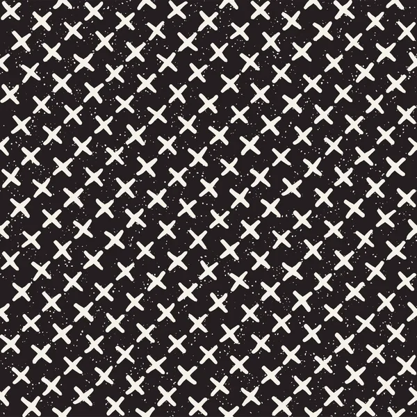 Lignes Dessinées Main Motif Grunge Sans Couture Texture Géométrique Abstraite — Image vectorielle