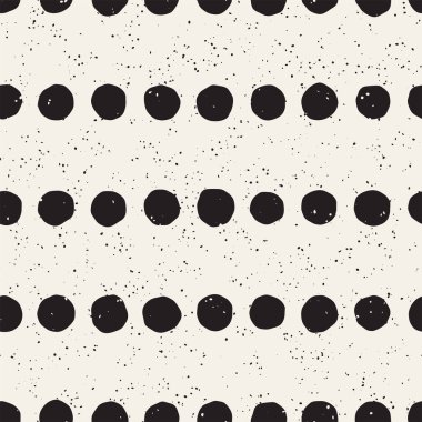 Elle çizilmiş çizgiler seamless grungy modeli. Soyut geometrik yinelenen kiremit doku siyah beyaz.