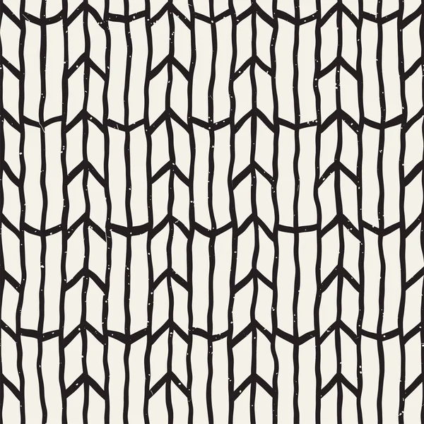 Ручные Нарисованные Линии Бесшовный Грандиозный Рисунок Абстрактная Геометрическая Текстура Черепицы — стоковый вектор