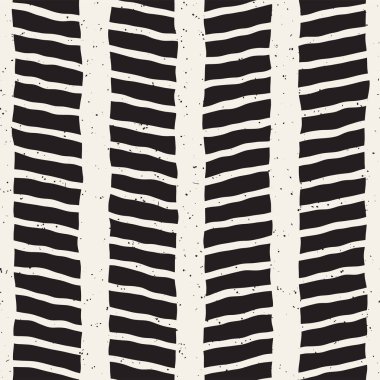 Basit mürekkep geometrik desen. Tek renkli siyah ve beyaz konturlar arka plan. Senin tasarı için doku fırça mürekkep el çekilmiş