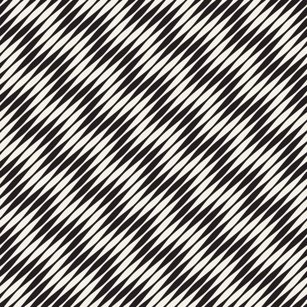 Rayures Ondulées Vectoriel Motif Sans Couture Texture Gravure Ondulée Rétro — Image vectorielle