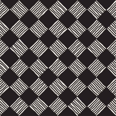 Elle çizilmiş sorunsuz yinelenen desen denetleyicisi ile döşeme hatları. Freehand mürekkep fırçası arka plan dokusu.