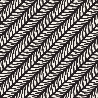 Elle çizilmiş çizgiler seamless grungy modeli. Soyut geometrik yinelenen kiremit doku siyah beyaz.