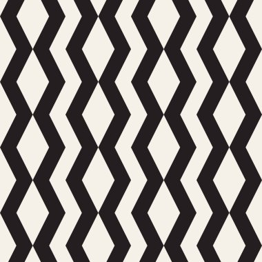 Vektör kusursuz desen. Modern stil soyut doku. Çizgili elementten geometrik fayanslar tekrarlanıyor