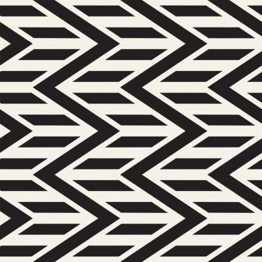 Vektör sorunsuz zikzak çizgi deseni. Şık geometrik arka plan. Tek renkli kafes arka plan yinelenen