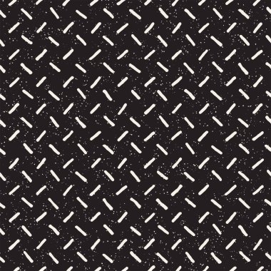 Elle çizilmiş çizgiler seamless grungy modeli. Soyut geometrik yinelenen kiremit doku siyah beyaz.