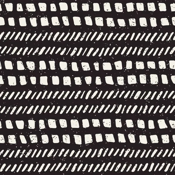 Handgezeichnete Linien Nahtlos Grungy Muster Abstrakte Geometrische Sich Wiederholende Fliesenstruktur — Stockvektor