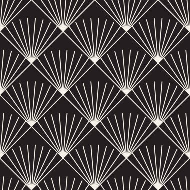 Vektör kusursuz desen. Modern stil soyut doku. Çizgili elementten geometrik fayanslar tekrarlanıyor