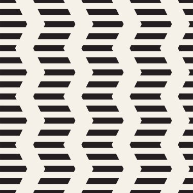 Vektör sorunsuz zikzak çizgi deseni. Şık geometrik arka plan. Tek renkli kafes arka plan yinelenen