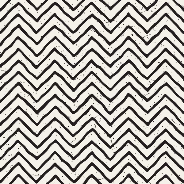 Handgezeichnete Linien Nahtlos Grungy Muster Abstrakte Geometrische Sich Wiederholende Fliesenstruktur — Stockvektor