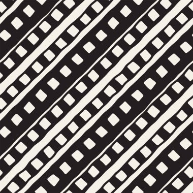 Elle çizilmiş sorunsuz yinelenen desen fayans hatları ile. Freehand mürekkep fırçası arka plan dokusu.