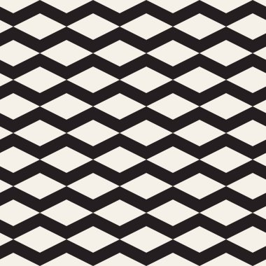 Vektör kusursuz desen. Modern stil soyut doku. Çizgili elementten geometrik fayanslar tekrarlanıyor