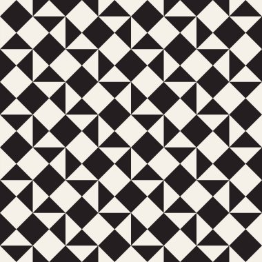 Vektör kusursuz desen. Modern stil soyut doku. Çizgili elementten geometrik fayanslar tekrarlanıyor