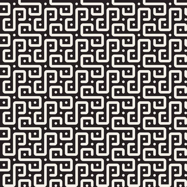 Vektör kusursuz desen. Modern stil soyut doku. Çizgili elementten geometrik fayanslar tekrarlanıyor