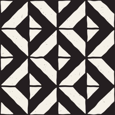 Elle çizilmiş sorunsuz yinelenen desen fayans hatları ile. Freehand mürekkep fırçası arka plan dokusu.