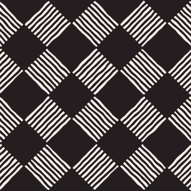 Elle çizilmiş sorunsuz yinelenen desen denetleyicisi ile döşeme hatları. Freehand mürekkep fırçası arka plan dokusu.