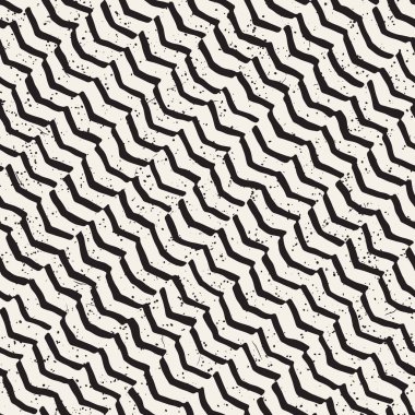 Basit mürekkep geometrik desen. Tek renkli siyah ve beyaz konturlar arka plan. Senin tasarı için doku fırça mürekkep el çekilmiş