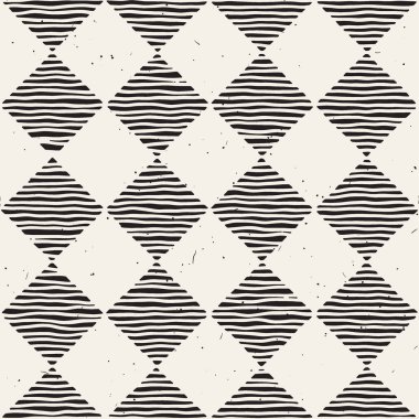Elle çizilmiş sorunsuz yinelenen desen denetleyicisi ile döşeme hatları. Freehand mürekkep fırçası arka plan dokusu.