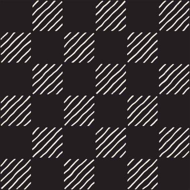 Elle çizilmiş sorunsuz yinelenen desen denetleyicisi ile döşeme hatları. Freehand mürekkep fırçası arka plan dokusu.